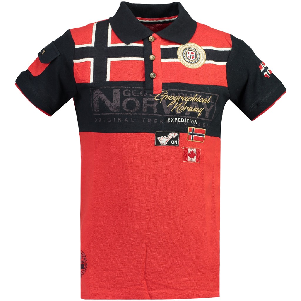 Dječja polo majica KLIPO Crvena