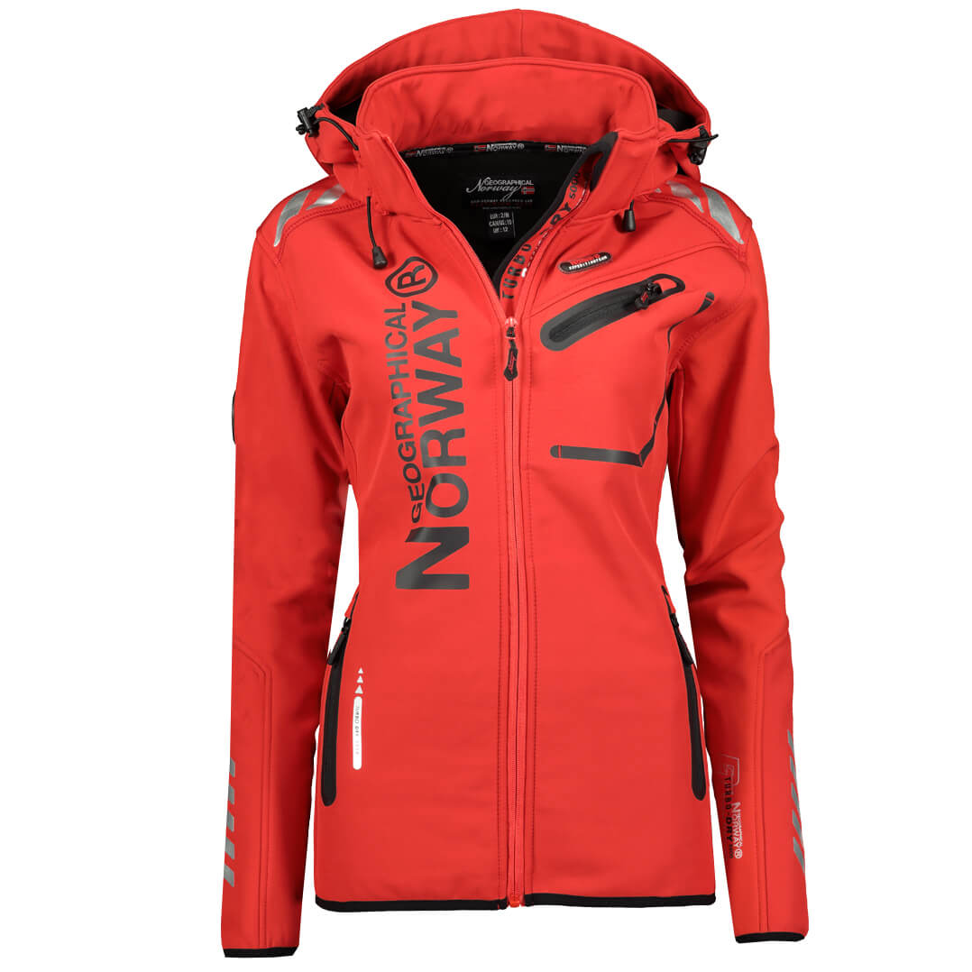 Ženska softshell jakna REINE Crvena