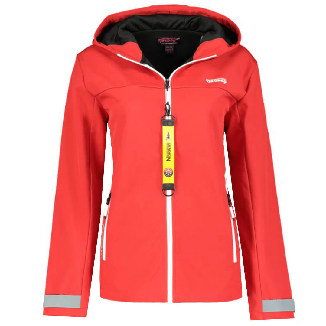 Ženska softshell jakna TANYA Crvena