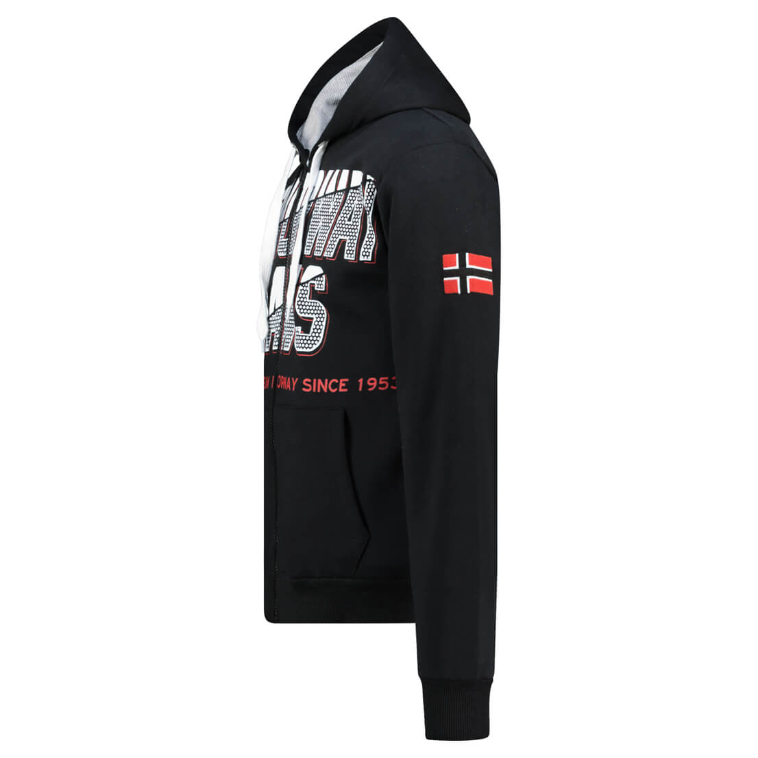 GASPER BLACK DB MEN 100-BLACK-c Muška hudica GASPER Crna - Slika 2