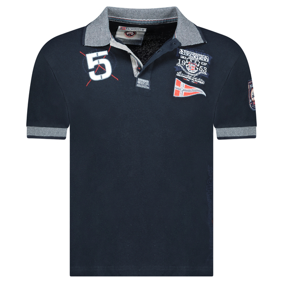 Dječja polo majica KANTIBE Mornarsko plava