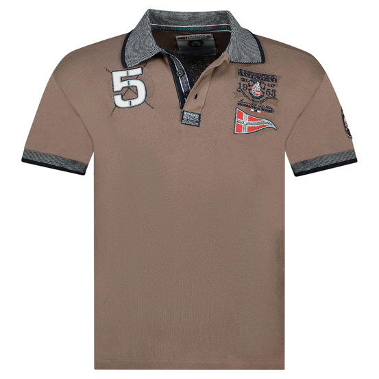 Dječja polo majica KANTIBE Smeđa