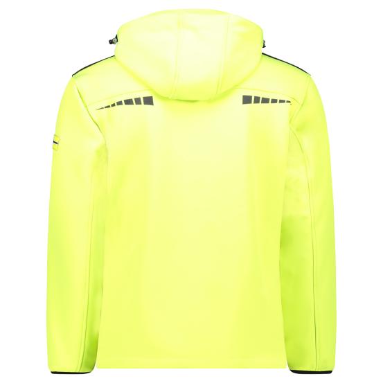 TWOPAC FLUO YELLOW DB MEN 009-FLUO YELLOW-b Muška softshell jakna TWOPAC Žuta - Slika 4