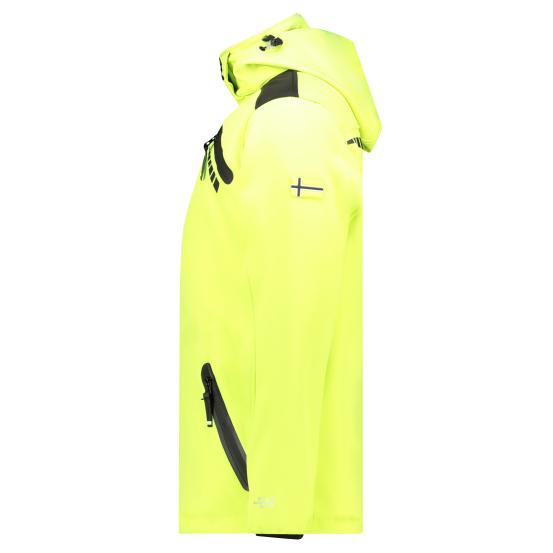 TWOPAC FLUO YELLOW DB MEN 009-FLUO YELLOW-d Muška softshell jakna TWOPAC Žuta - Slika 3