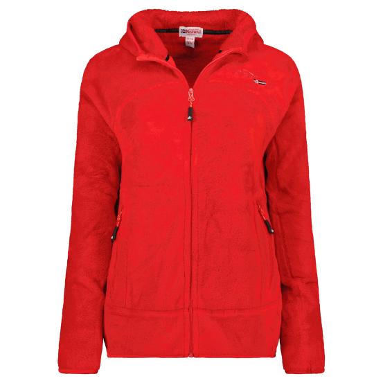 Ženska polar jakna UPALOOD Crvena