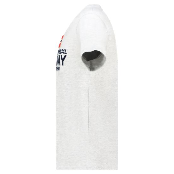 JACKY BLENDED GREY DB MEN 254-BLENDED GREY-d Muška T-shirt majica JACKY Siva - Slika 3