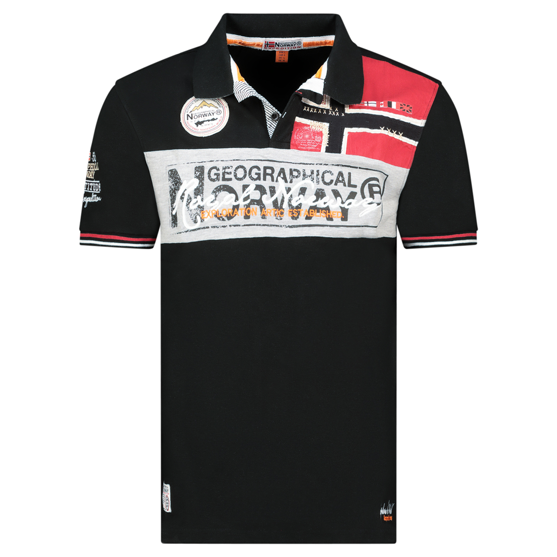 Muška polo majica KIDNEY Crna