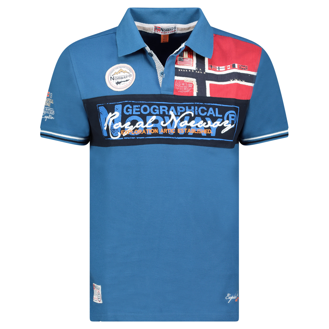 Muška polo majica KIDNEY Plava