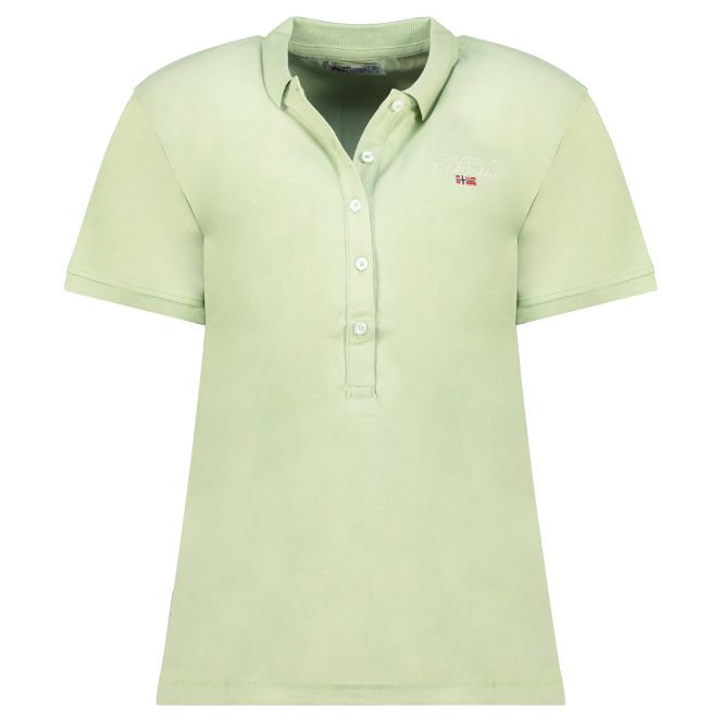 Ženska polo majica KRYSTALINE Zelena