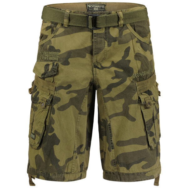 Muške bermude PANORAMIQUE CAMO Kaki