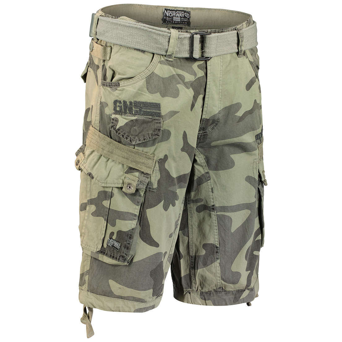 PANORAMIQUE NEW CAMO MEN 063-LIGHT GREY-c Muške bermude PANORAMIQUE CAMO Siva - Slika 2