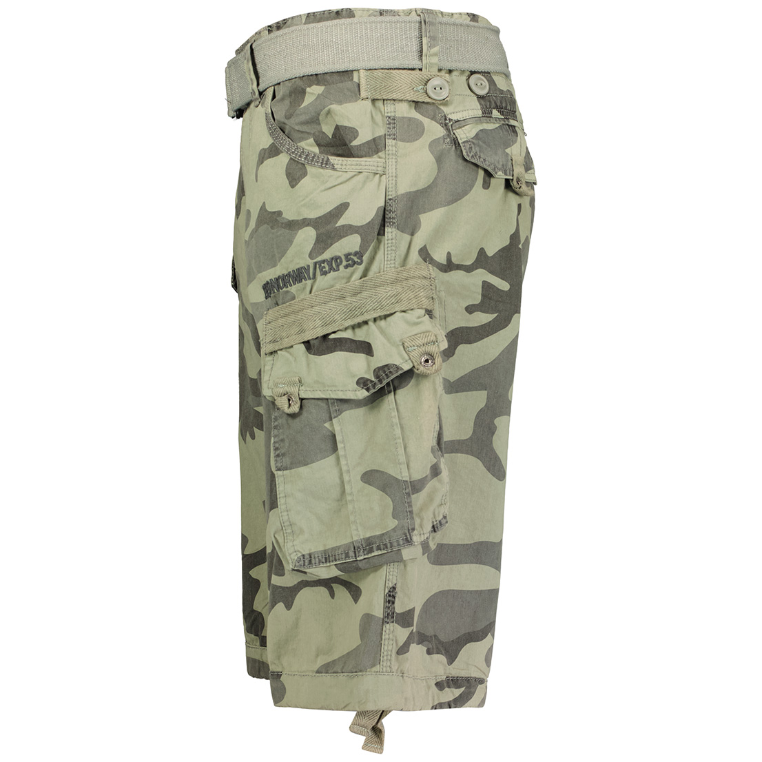 PANORAMIQUE NEW CAMO MEN 063-LIGHT GREY-d Muške bermude PANORAMIQUE CAMO Siva - Slika 3