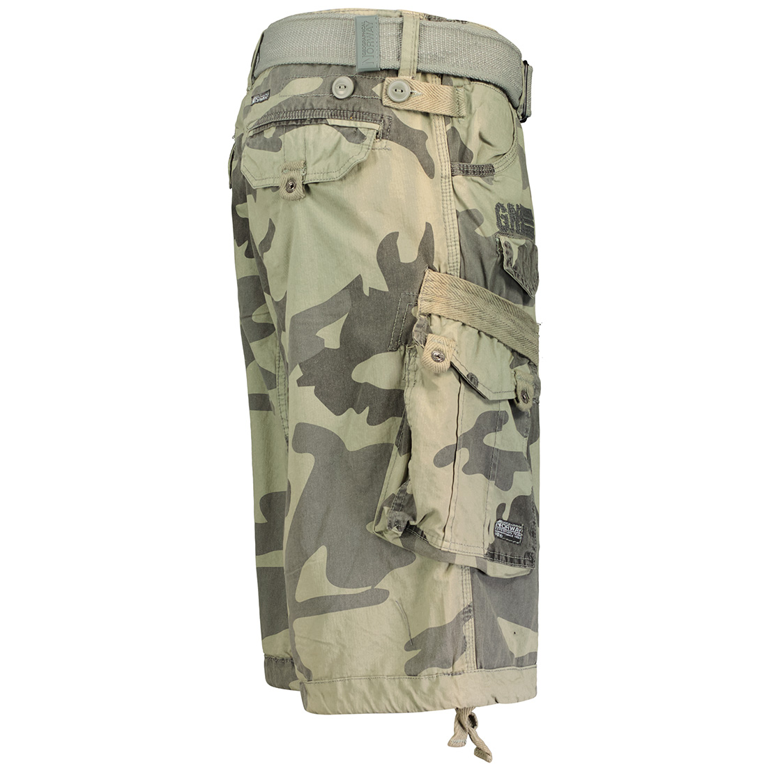 PANORAMIQUE NEW CAMO MEN 063-LIGHT GREY-e Muške bermude PANORAMIQUE CAMO Siva - Slika 4