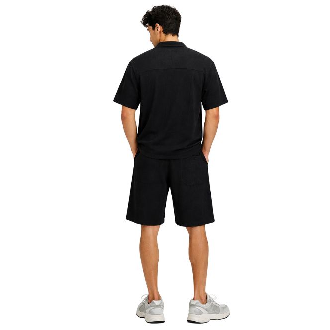 PIFEL DB BLACK MEN 254-BLACK-b Muške bermude PIFEL Crna - Slika 3